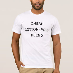 T-shirt coton-poly mélange bon marché