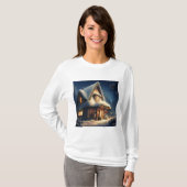 T-shirt Cottage de Noël 6 (Devant entier)