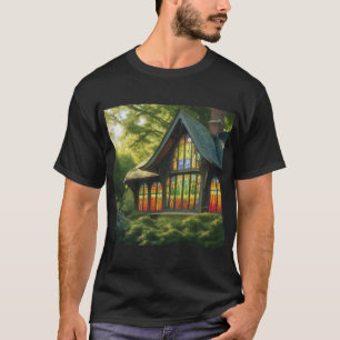 T-shirt Cottage enchanté