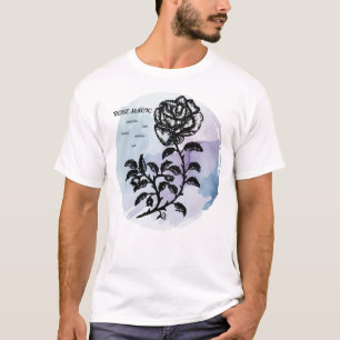 T-shirt Cottage Rose Magic on Blue