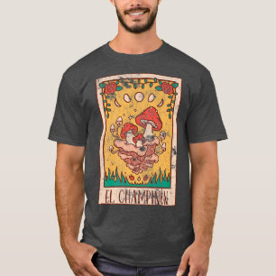 T-shirt Cottagecore Carte Tarot Champignons esthétiques Fa