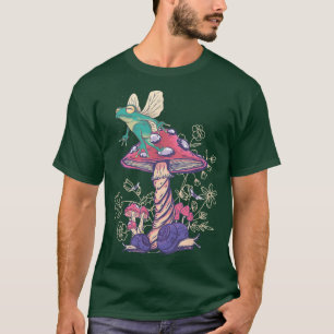 T-shirt Cottagecore Champignons esthétiques Fairycore Pour