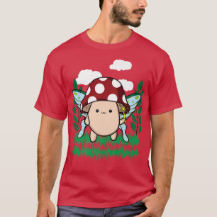 T-shirt Cottagecore Esthétique Cute Kawaii Fairy Champagne