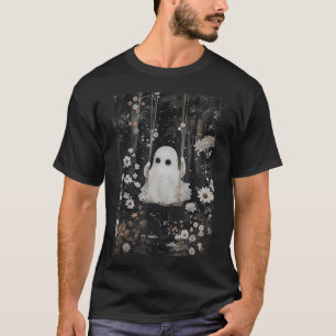 T-shirt Cottagecore Ghost Swing Floral esthétique Hallowee