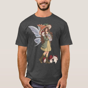 T-shirt Cottagecore grenouille esthétique champignon Banjo
