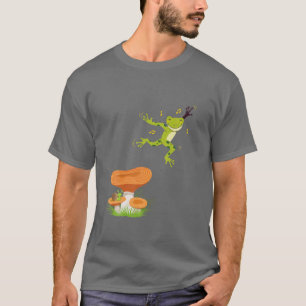 T-shirt Cottagecore Grenouille esthétique Champignon Gob
