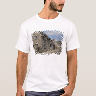 T-shirt Cottages, village de Corfe Castle, Dorset, Anglete