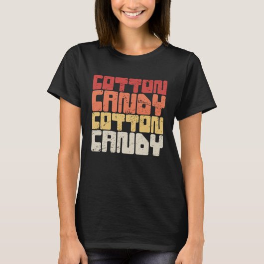 T-shirt Cotton Candy State Fair Carnival Candy (Devant)