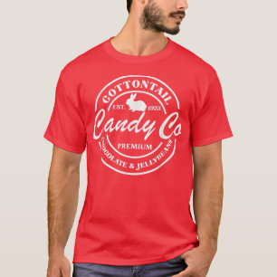 T-shirt Cottontail Candy Happy Famille Jour de Pâques Bunn
