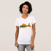 T-shirt Cou de scoop de Pleco de soleil de Goldy (Devant entier)