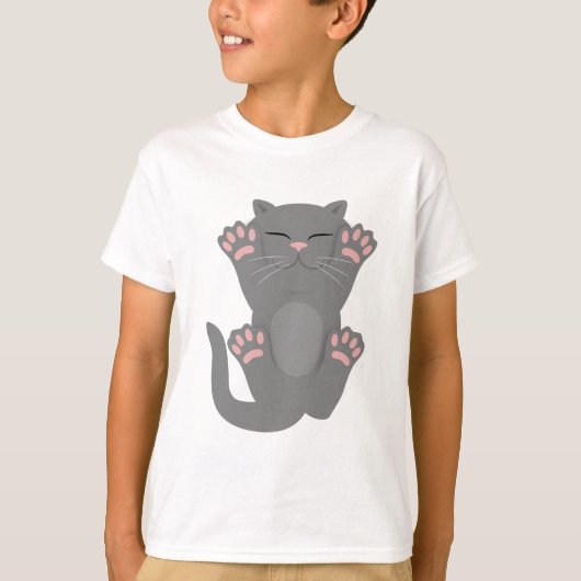 T-shirt Couchage de chat (Devant)