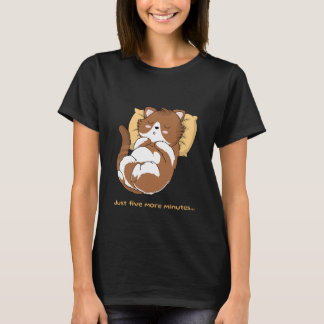 T-Shirt couchant chat mignon