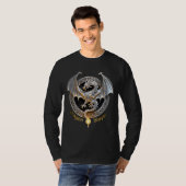 T-shirt Couche de dragon (Devant entier)