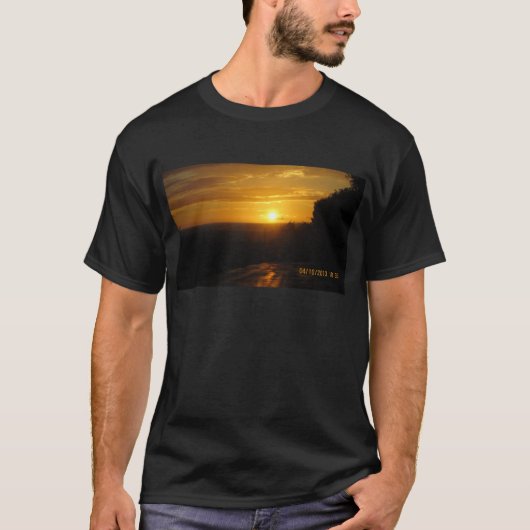 T-SHIRT COUCHE DE SOLEIL (Devant)