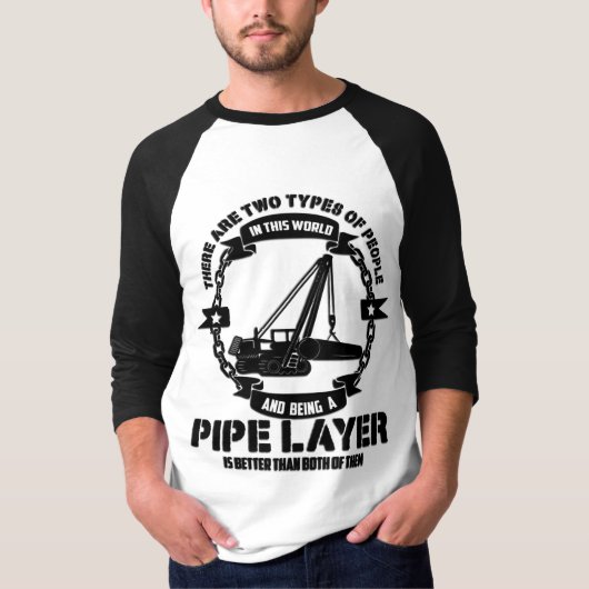 T-shirt Couche de tuyau (Devant)