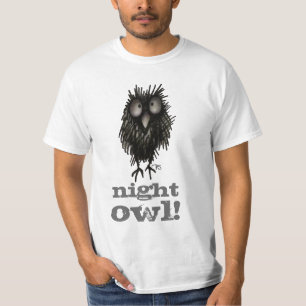 T-shirt Couche-tard ! Dire drôle de hibou