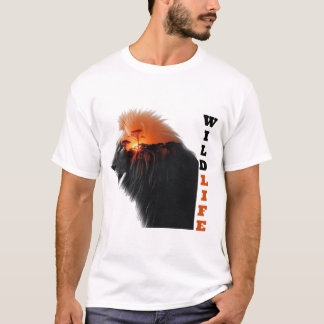 T-shirt Coucher de lion : Majesté sauvage