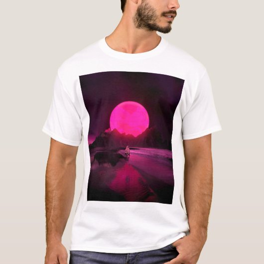 T-shirt Coucher de mercure (Devant)