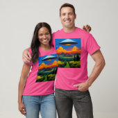 T-shirt Coucher de soleil (Unisexe)