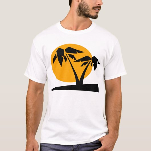T-shirt Coucher de soleil (Devant)
