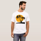 T-shirt Coucher de soleil (Devant entier)
