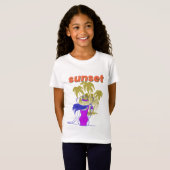 T-Shirt Coucher de soleil (Devant entier)