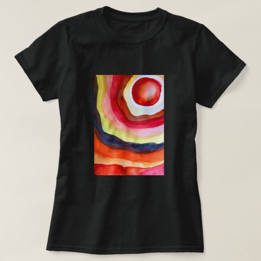 T-shirt Coucher de soleil (Design devant)