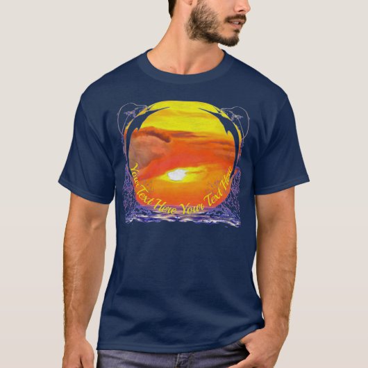 T-shirt Coucher de soleil 2443 (Devant)