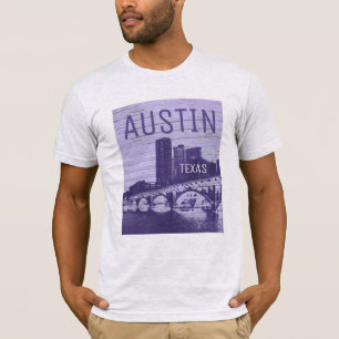 T-shirt Coucher de soleil à Lady Bird Lake Austin Texas T-
