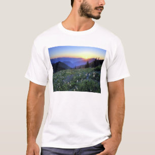 T-shirt Coucher de soleil à Obstruciton Point, Parc nation