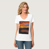 T-shirt Coucher de soleil à Praia, Cap Vert (Devant entier)
