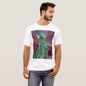 T-shirt Coucher de soleil Alien (Devant entier)