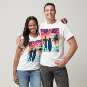 T-shirt Coucher de soleil au paradis (Unisexe)