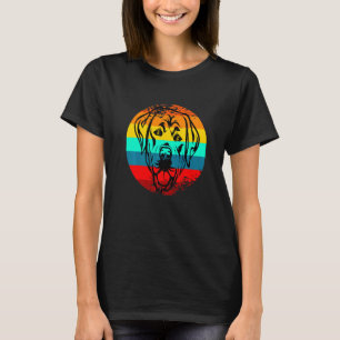 T-shirt Coucher de soleil avec Labrador Retriever Lab Dog