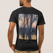 T-shirt Coucher de soleil avec logo (Dos)