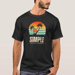 T-shirt coucher de soleil coloré