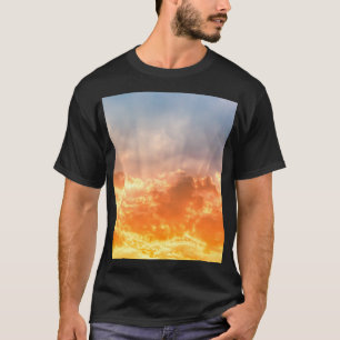 T-shirt Coucher de soleil coloré : crépuscule du ciel.
