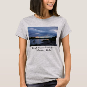 T-Shirt Coucher de soleil d'Alaska à minuit