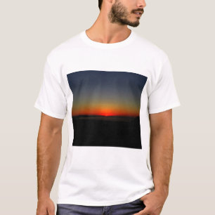T-shirt Coucher de soleil dans l'eau