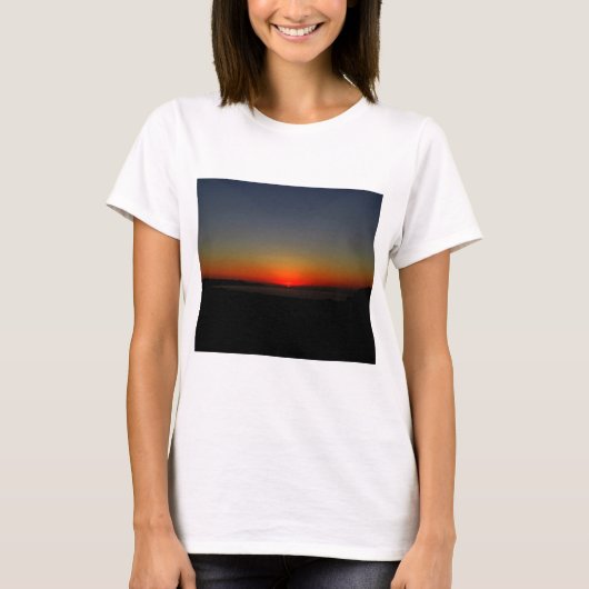 T-shirt Coucher de soleil dans l'eau (Devant)