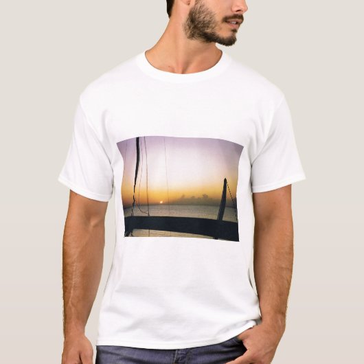 T-shirt Coucher de soleil d'Aruba (Devant)