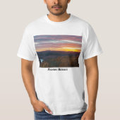 T-shirt Coucher de soleil d'automne (Devant)