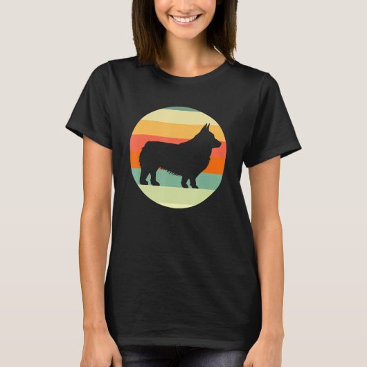 T-shirt Coucher de soleil de Corgi (Devant)