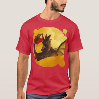 T-shirt Coucher de soleil de dragon