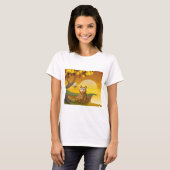 T-shirt Coucher de soleil de l'ours Brown (Devant entier)