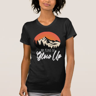 T-shirt coucher de soleil de montagne pour ventila