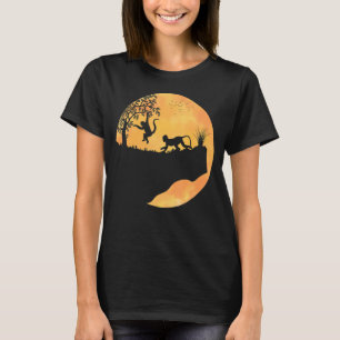 T-shirt Coucher De Soleil De Singe Pour Hommes Femmes Mign