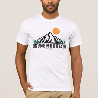 T-shirt Coucher de soleil de ski de Boyne