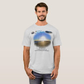 T-shirt Coucher de soleil de Venice Beach (Devant entier)