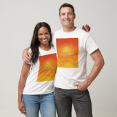 T-shirt Coucher de soleil doré (Unisexe)